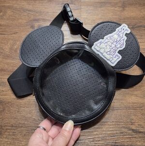 Disney Mickey Ears Black Pin Holder Bag